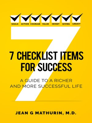 cover image of 7 Checklist Items for Success